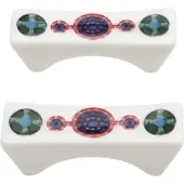 Iittala Taika Sato houder voor eetstokjes 2-pack Wit-multi