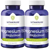 Vitakruid 2x Magnesium 150 Bisglycinaat 90 Tabletten