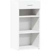 vidaXL Dressoir 45x42,5x93 cm bewerkt hout wit