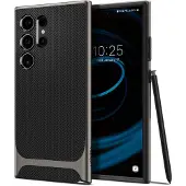 Spigen Neo Hybrid Hoesje Geschikt voor Samsung Galaxy S24 Ultra Back Cover Gunmetal