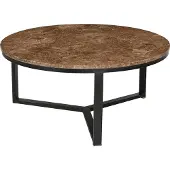LivingFurn Senna Emperador salontafel 80cm