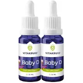 Vitakruid 2x Baby Vitamine D 10 ml