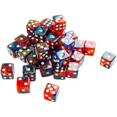 GameGenic Mars D6 Dice 12 Mm 36 Pieces Veelkleurig