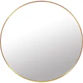 Viking Choice Ronde spiegel - badkamerspiegel - ø 70 cm - goud