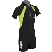 Cressi Baby 1.5 Mm Short Sleeve Shorty Zwart 5-6 Years Kinderen