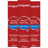 Colgate 3x Tandpasta Max White Optic 75 Ml