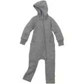 Disana - Kid's Zipp-Overall - Overall 74/80, grijs
