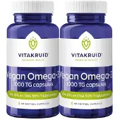 Vitakruid 2x Omega 3 1000 TG Vegan 60 softgels