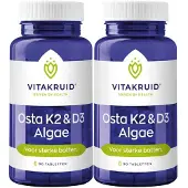 Vitakruid 2x Osta K2 & D3 Algae 90 Tabletten