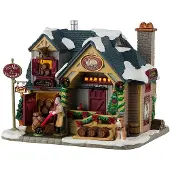 Lemax St. Bernard's Brewery & Distil 19x22x21 cm Kersthuisje