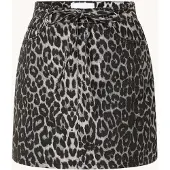 Neo Noir Dames Rokken Henrietta Leopard Skirt - Bruin - Maat 38