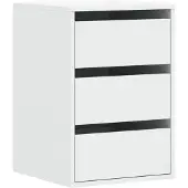 vidaXL Ladekast 40x41x58 cm bewerkt hout wit