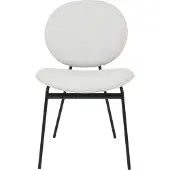 NADUVI Collection Eetkamerstoel Hala | NADUVI Collection chenille beige 55x82.5x64 cm eetkamerstoelen | NADUVI