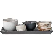 Bloomingville Masami Sushi Set, Wit, Steengoed