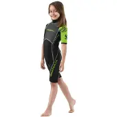 SCUBAPRO Rebel 2 Mm Junior Short Sleeve Shorty Zwart 2XS Kinderen