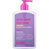B.tan Insanely Dark Clear Self Tan Gel | Glow Your Own Way Next Level - Afgiftebestendige zelfbruinende gel, vegan, dierproefvrij, 475 ml