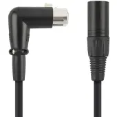 Dolphix XLR (m) - XLR (v) haaks audiokabel | 2 meter