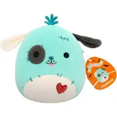 Squishmallows - 19 cm Halloween Plush - Dookdook Patchwork Dog
