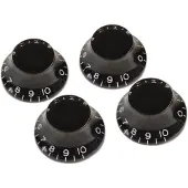 Gibson Top Hat Knobs for Electric Guitar 4 Pack Black