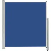 vidaXL Tuinscherm uittrekbaar 140x300 cm blauw