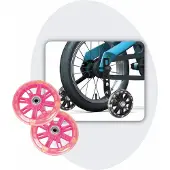 Voltano Zijwieltjes LED Verlichting - Roze - 12-20 inch