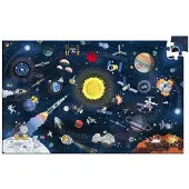 Djeco Puzzle enfant 200 pièces Observation Espace