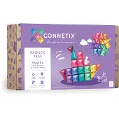 Connetix Magnetische tegels, pastelkleuren, startpakket, 64 stuks