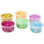 Adlibris Glitter Clay 6x20 ml Basiskleuren