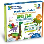 Learning Resources MathLink Cubes Early Maths Activity Set - Dino Time - 5+