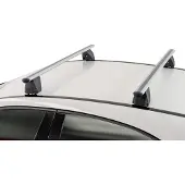 Menabo Dakdragers geschikt voor BMW 1 Serie (E81) 2007-2011 3-deurs hatchback Delta zilver