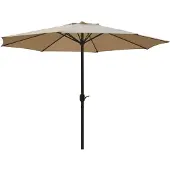 PimXL Luxe Parasol - Stokparasol - Ø300cm - Ecru