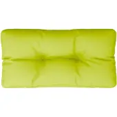 vidaXL Palletkussen 70x40x12 cm stof heldergroen