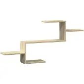 vidaXL Wandschap 104x15x49 cm bewerkt hout sonoma eikenkleurig