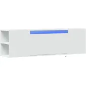 vidaXL Tv-wandmeubel met LED-verlichting 135x31x39,5 cm wit