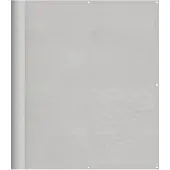 vidaXL Balkonscherm 120x600 cm 100% oxford polyester lichtgrijs