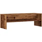 vidaXL Tv-meubel 120x40x40 cm bewerkt hout oud houtkleurig