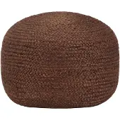 vidaXL Poef handgemaakt 40x45 cm jute bruin