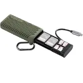 PGYtech Createmate High-Speed Card Reader Case Green