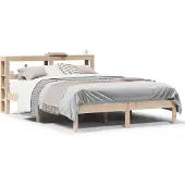 vidaXL Bedframe zonder matras massief grenenhout 120x200 cm