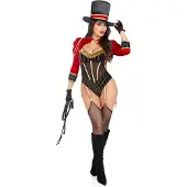 Leg avenue - Ravishing Ringmaster Kostuum - M - Multicolours