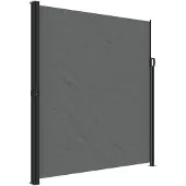 vidaXL Windscherm uittrekbaar 220x600 cm antracietkleurig
