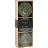 Countryfield Drijfkaars Bollie Lichtgroen 18 Uur 3 Stuks