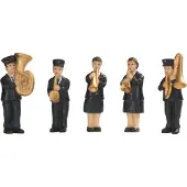 Intratuin Dickensville Kerstdorpminiatuur Band Zwart 13,8 X 12,6 X 4,7 Cm