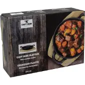 Cast iron Gratinpan Gietijzer Op Plank Zwart / Naturel D 15 Cm