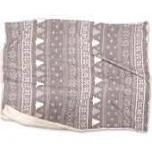 Unique living | plaid wonderful 130x160cm grey