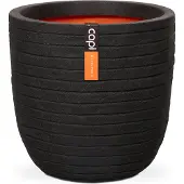 Capi Europe Bloempot Bol Row NL Zwart 35 34