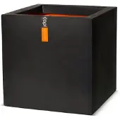 Capi Europe Bloempot Vierkant Urban Smooth NL III Zwart 40
