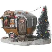 Luville Kerstdorpminiatuur Snackkraam 14 X 9 X 11 Cm
