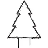 Luca Lighting Tuinsteker Kerstboom 53 X 1 X 75 Cm Met 175 LED Lampjes Warm Wit