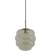 Light & Living Ø 30cm hanglamp Misty met amber glas